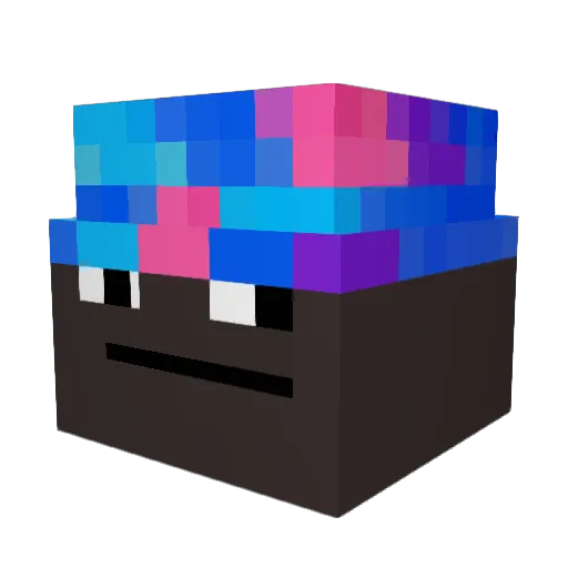 skeeblesss Minecraft avatar head, 3D render