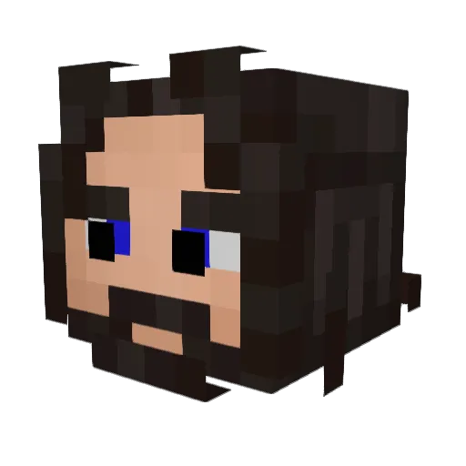 skeedlee Minecraft avatar head, 3D render