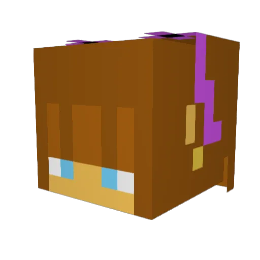 skeeretata1 Minecraft avatar head, 3D render