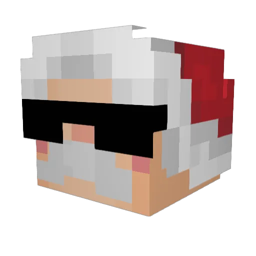 skeiles Minecraft avatar head, 3D render