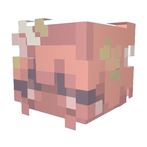 skelesugar Minecraft avatar head, 3D render