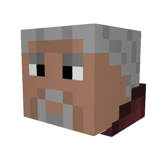 skelet05 Minecraft avatar head, 3D render