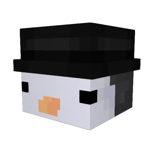 skeleton547 Minecraft avatar head, 3D render