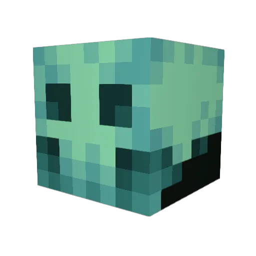 skeletonlord64 Minecraft avatar head, 3D render
