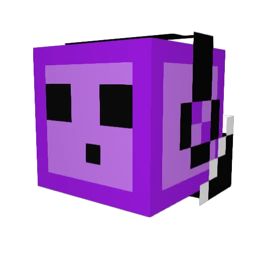 skeletron9 Minecraft avatar head, 3D render