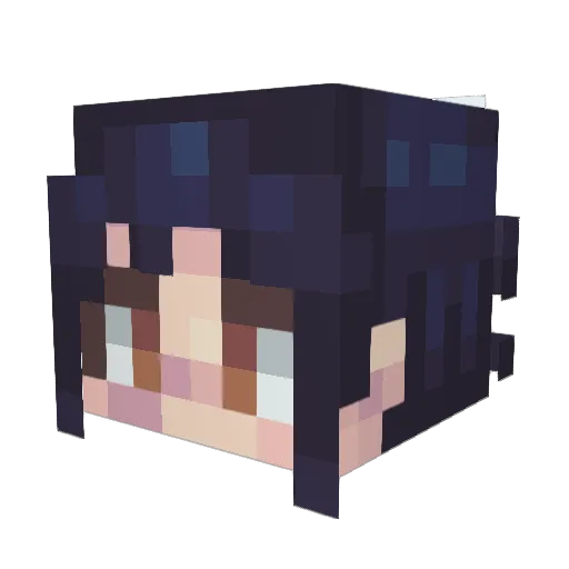 skelitas Minecraft avatar head, 3D render