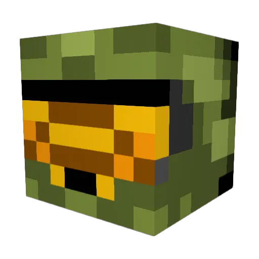 skelitor12345 Minecraft avatar head, 3D render