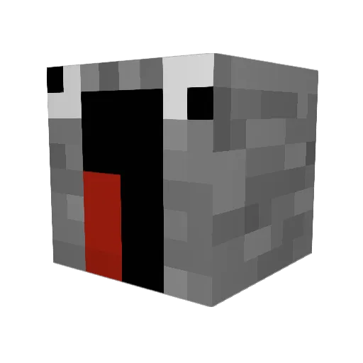 skellixxxx Minecraft avatar head, 3D render
