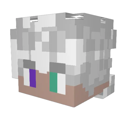 skelly_cz Minecraft avatar head, 3D render