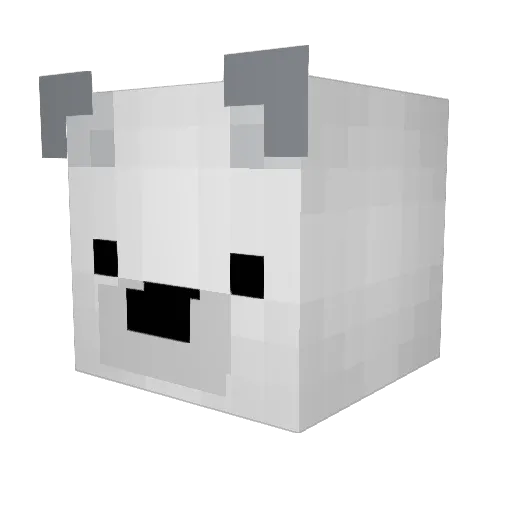 skellylmao Minecraft avatar head, 3D render