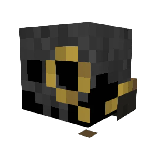 skellythekid Minecraft avatar head, 3D render