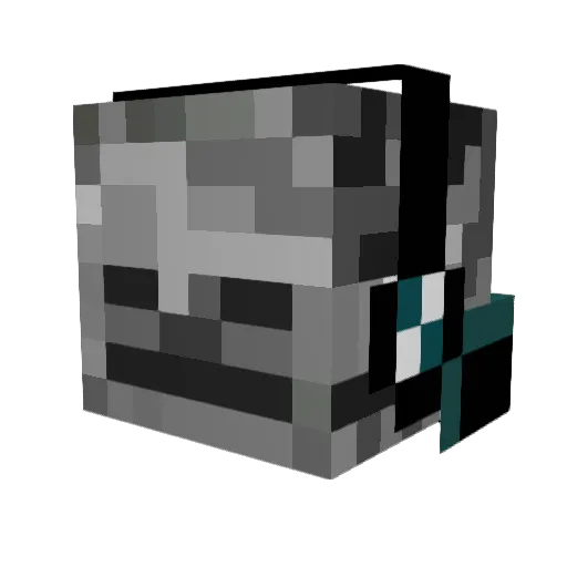 skelti Minecraft avatar head, 3D render