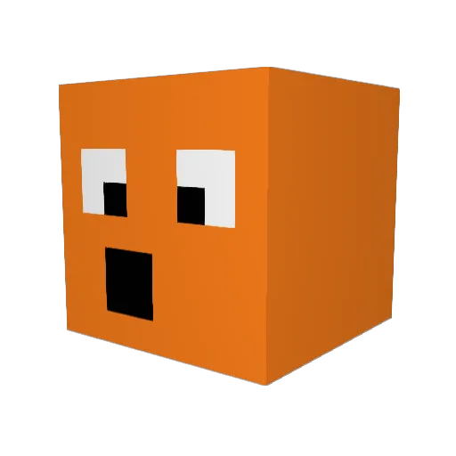 sken8986 Minecraft avatar head, 3D render