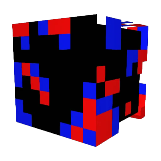 skeptical69 Minecraft avatar head, 3D render