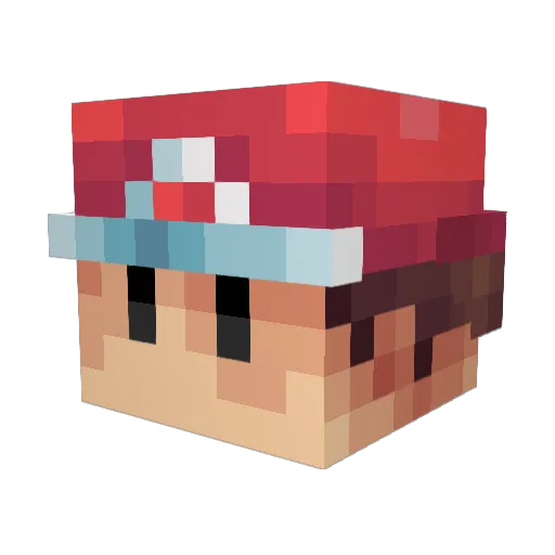 skerd_ilya Minecraft avatar head, 3D render