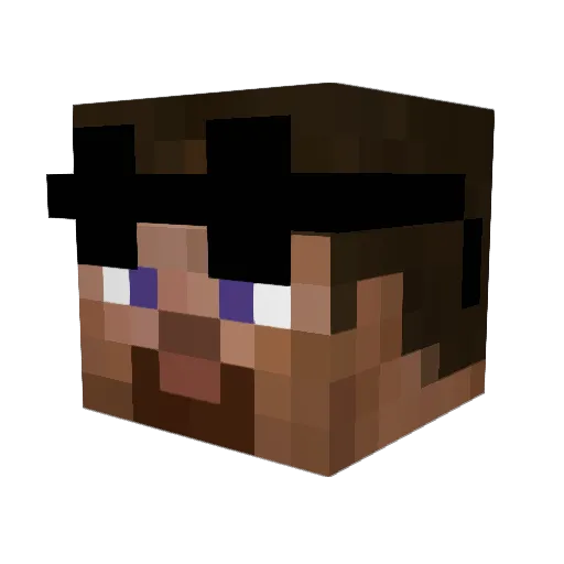 skerektor2 Minecraft avatar head, 3D render