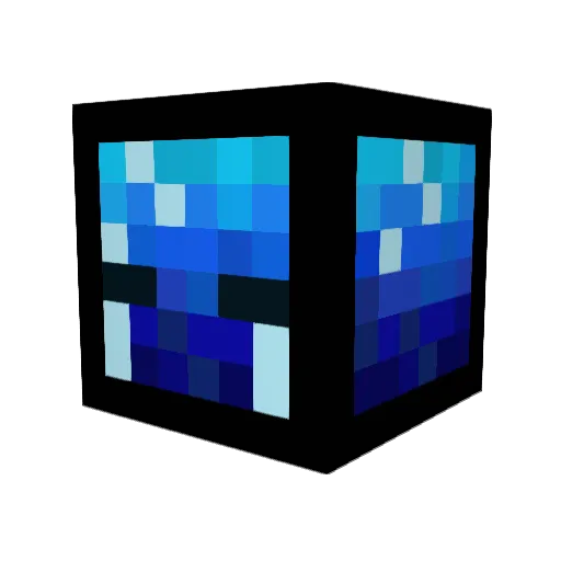 sketch003 Minecraft avatar head, 3D render