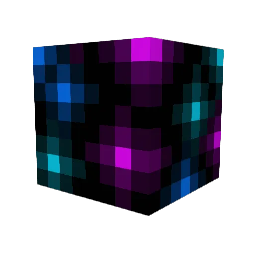 sketchwave Minecraft avatar head, 3D render