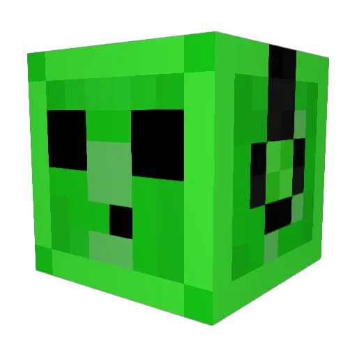 sketchy25 Minecraft avatar head, 3D render