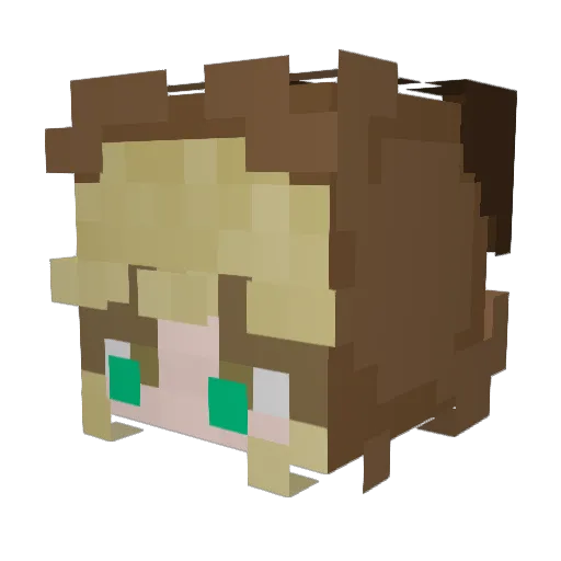 skf2003 Minecraft avatar head, 3D render