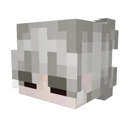 skheaven Minecraft avatar head, 3D render