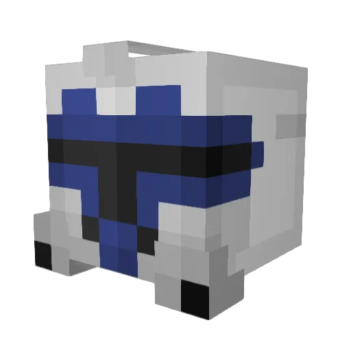 skhx Minecraft avatar head, 3D render