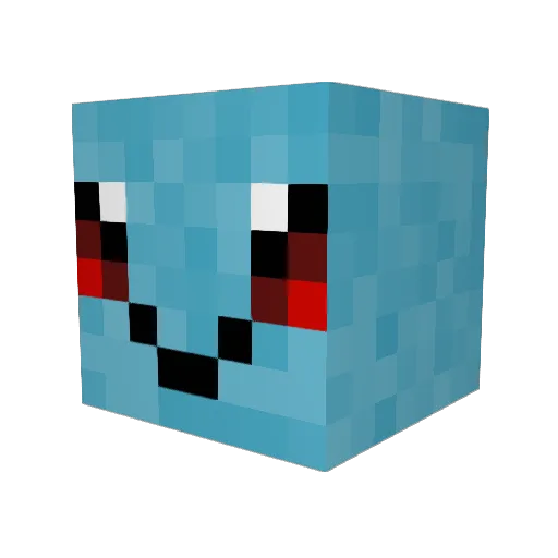 skibidi123 Minecraft avatar head, 3D render