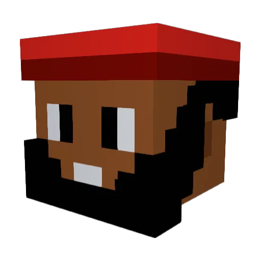 skibidiGru12 Minecraft avatar head, 3D render