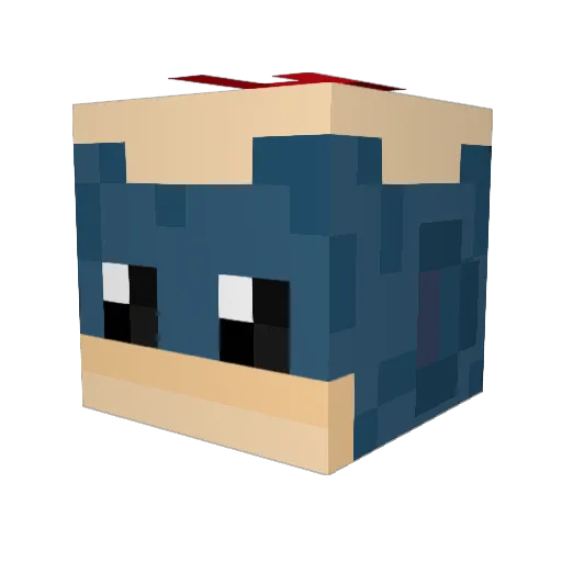 skibidimunt47 Minecraft avatar head, 3D render