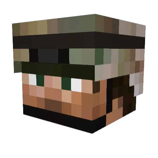 skidoo583 Minecraft avatar head, 3D render