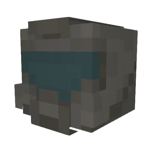 skidrow9mm Minecraft avatar head, 3D render