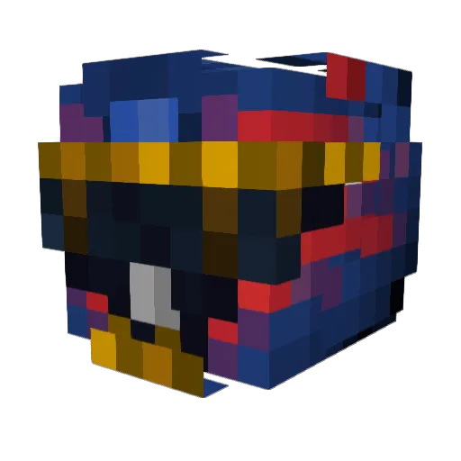 skidster159 Minecraft avatar head, 3D render