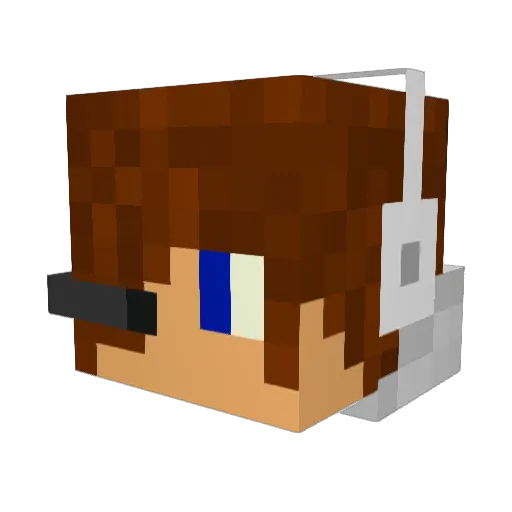 skillbear2000 Minecraft avatar head, 3D render