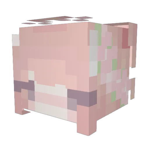 skilleht Minecraft avatar head, 3D render