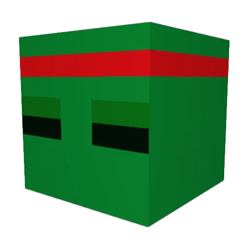 skillepaddon Minecraft avatar head, 3D render