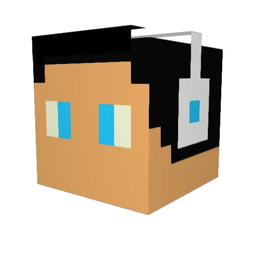 skiller0180 Minecraft avatar head, 3D render