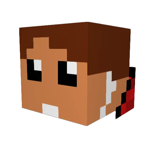 skillezLP Minecraft avatar head, 3D render