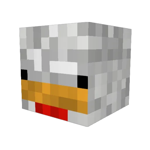 skillfulyankeees Minecraft avatar head, 3D render