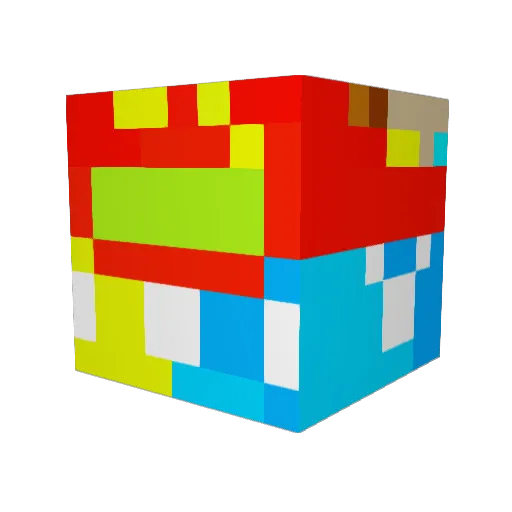 skillox99 Minecraft avatar head, 3D render