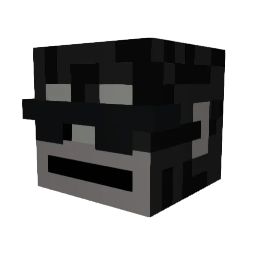 skillz Minecraft avatar head, 3D render