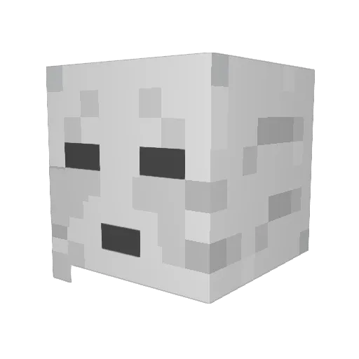 skimmilk07 Minecraft avatar head, 3D render