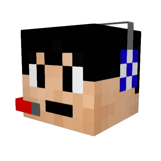 skimminethan Minecraft avatar head, 3D render