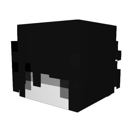 skincutz Minecraft avatar head, 3D render