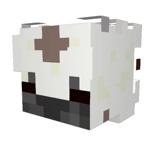 skinnylambs Minecraft avatar head, 3D render