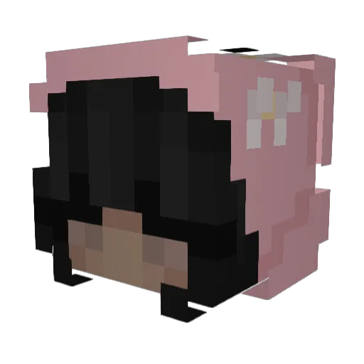 skintylegend Minecraft avatar head, 3D render