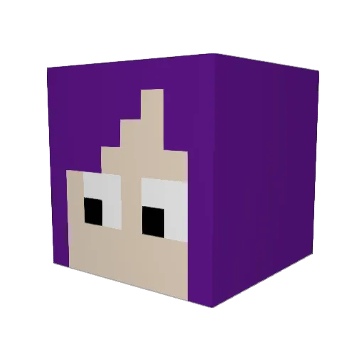 skippOr Minecraft avatar head, 3D render