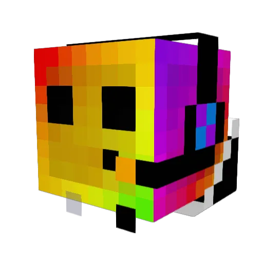 skippipower Minecraft avatar head, 3D render