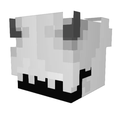 skipxs Minecraft avatar head, 3D render
