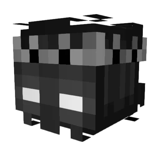 skir55 Minecraft avatar head, 3D render