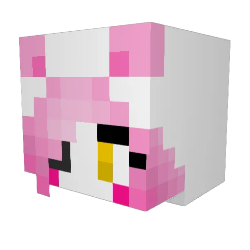 skitles65 Minecraft avatar head, 3D render